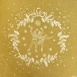 Decorative paper serviette - Danseurs or | 40x40