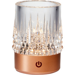 Petite lampe rechargeable lax - Or rose