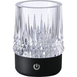 Petite lampe rechargeable lax - Noir mat