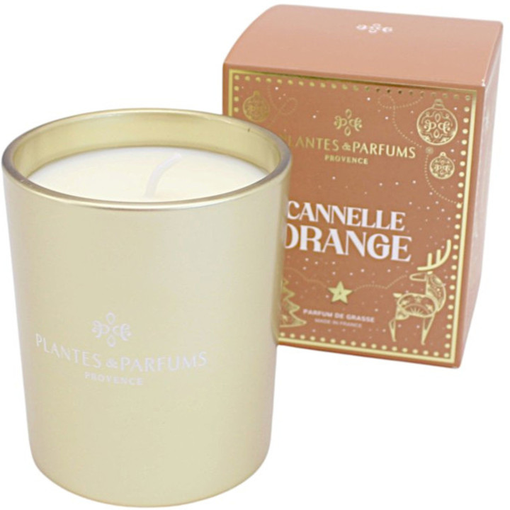 Vegetable wax candle cinnamon/orange