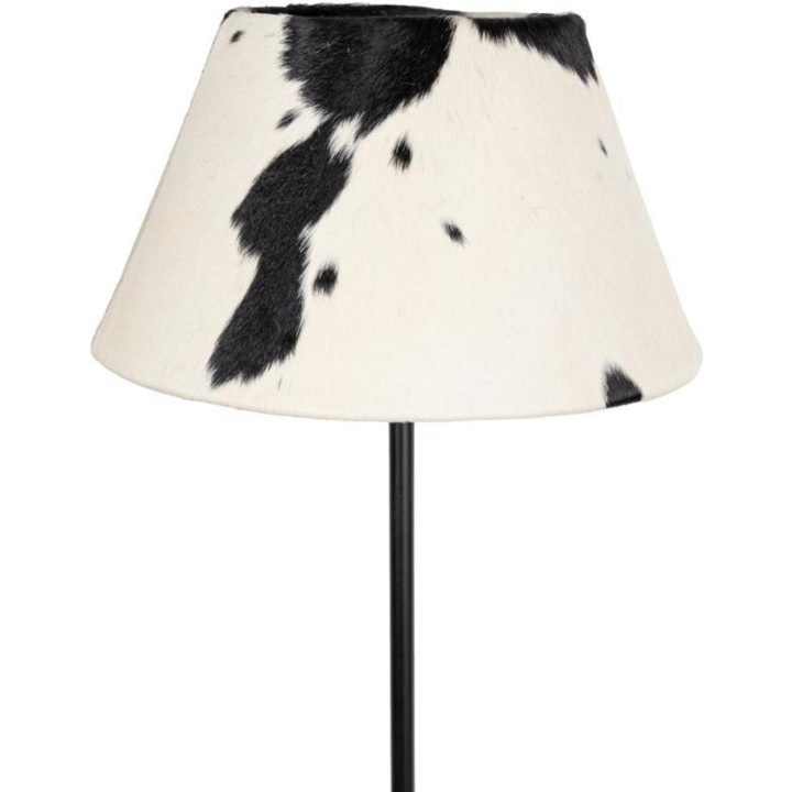 Floor Lamp with Cowhide Shade