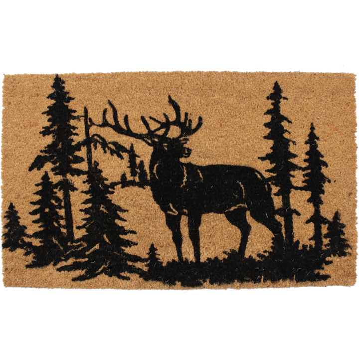 Deer forest doormat
