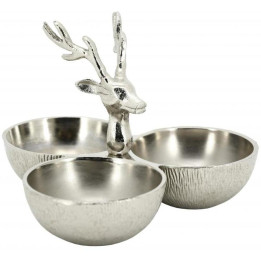 Coupelle triple alu cerf