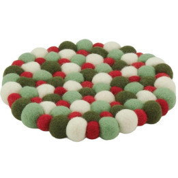 Felt ball trivet