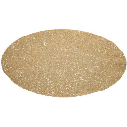 Set de table rond plastique crepe