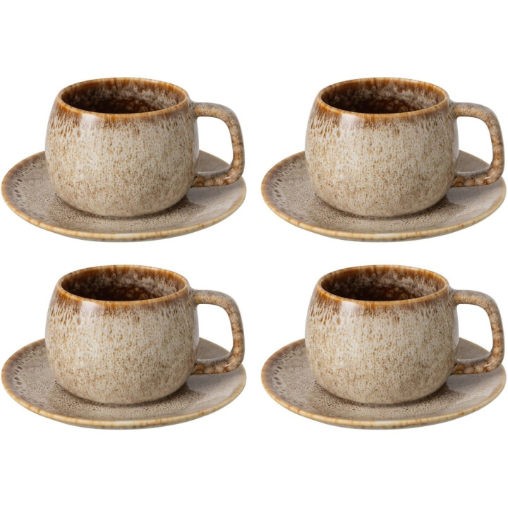 Ensemble de 4 tasses a café cappuccino