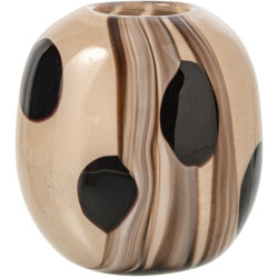 Shaded glass decorative vase - 19x21