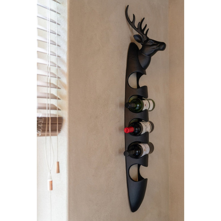 Étgère à vin cerf