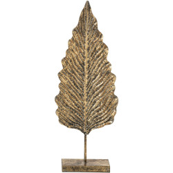 Decorative metal leaf - 26x57x12