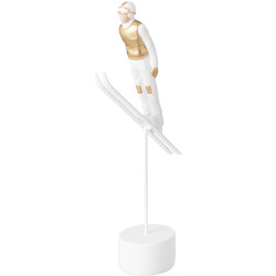 Decorative jumping skier - Veste dorée