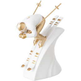 Decorative schuss skier