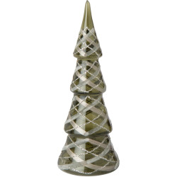 Sapin verre déco - 10x27