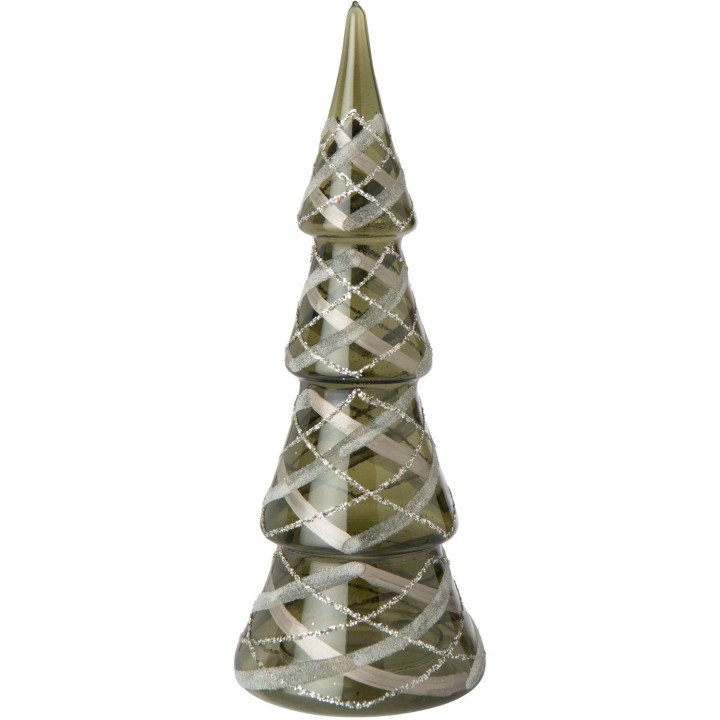 Sapin verre déco
