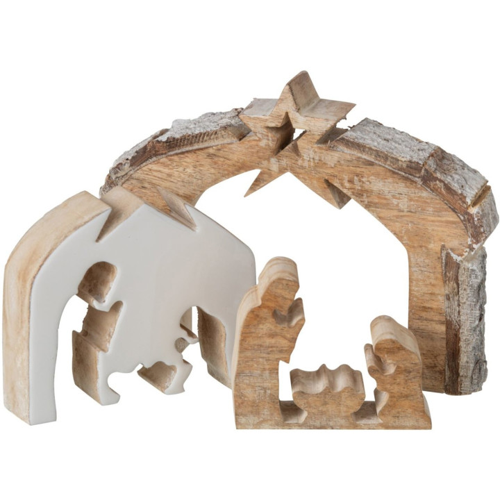 Petite crèche puzzle manguier
