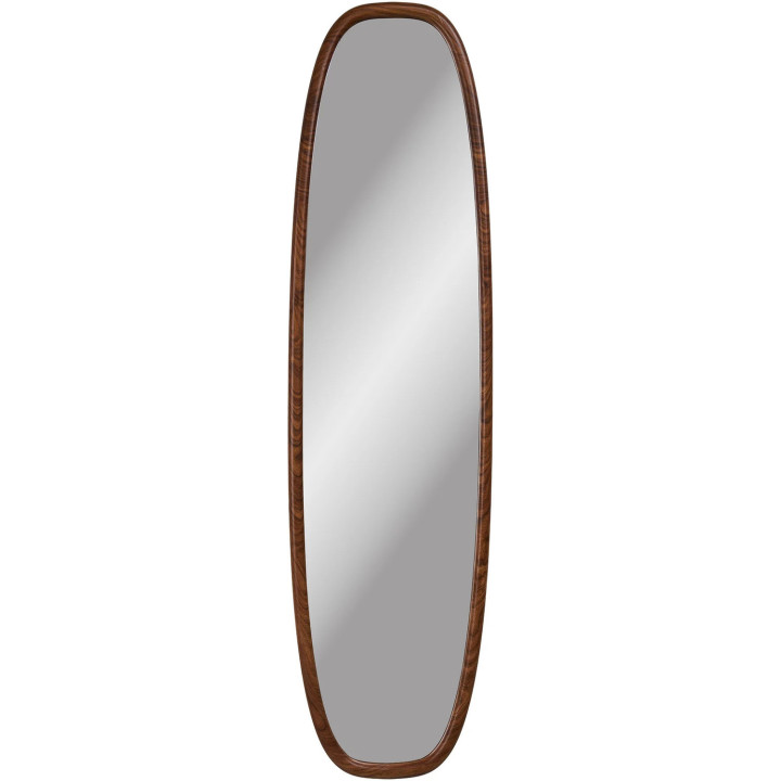 Luxon wood-effect mirror