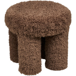Gisborne faux fur pouffe