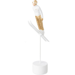 Decorative jumping skier - Pantalon doré