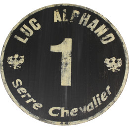 Pannello pista nera luc alphand serre chevalier