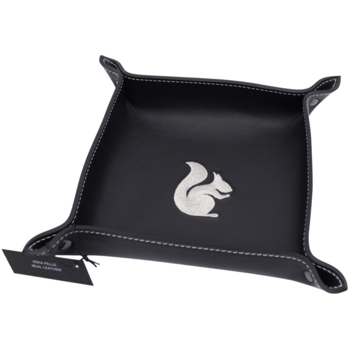 Leather/squirrel trinket tray