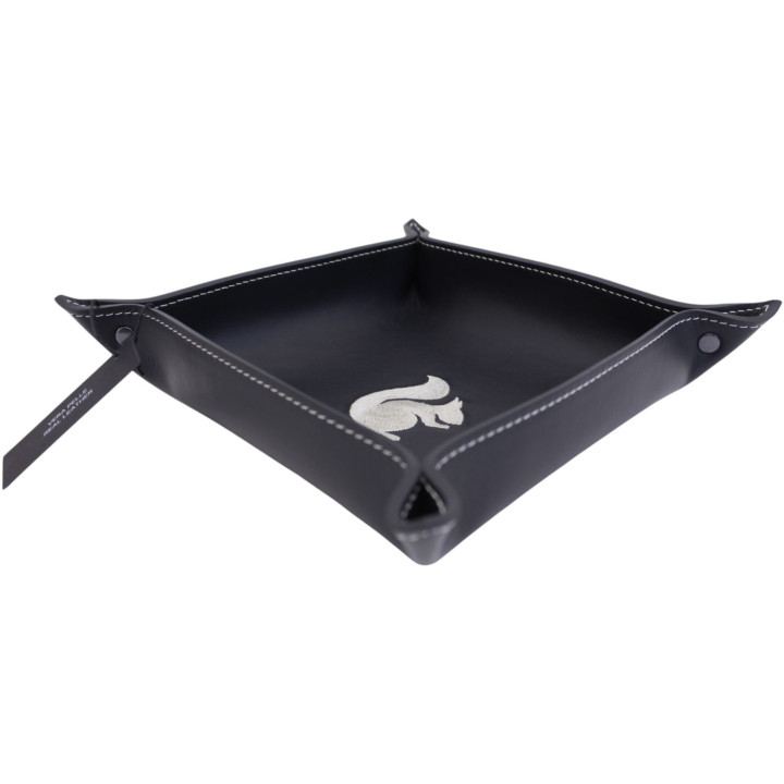 Leather/squirrel trinket tray