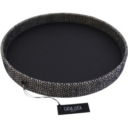 Plateau reska cuir coton