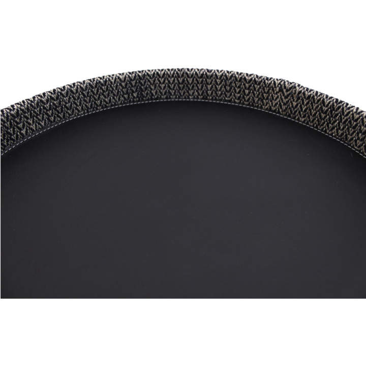 Plateau reska cuir coton