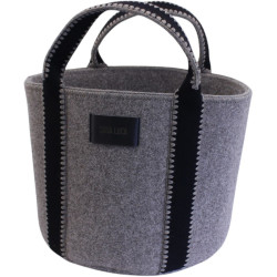 Basket with handles - Taupe
