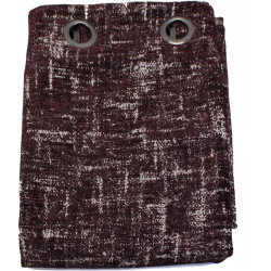 Patterned bremen curtain - Chocolat 13