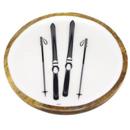 Mini plateau rond skis