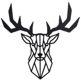 Déco murale tête de cerf