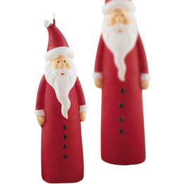 Small Father Christmas candle