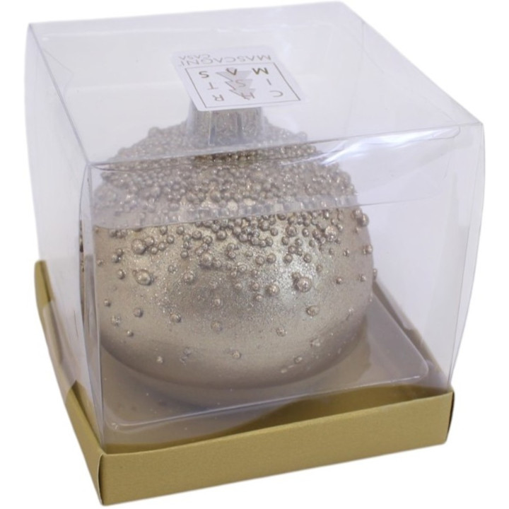 Gold bauble candle