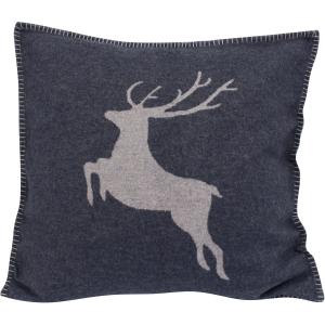 Coussin cerf anthracite