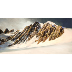 Toile sur chassis glacier et haute montagne - 45x90