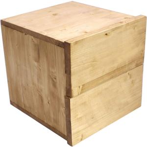 Module 2 tiroirs pour étagère cube