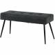 Banc pin massif et pieds fer