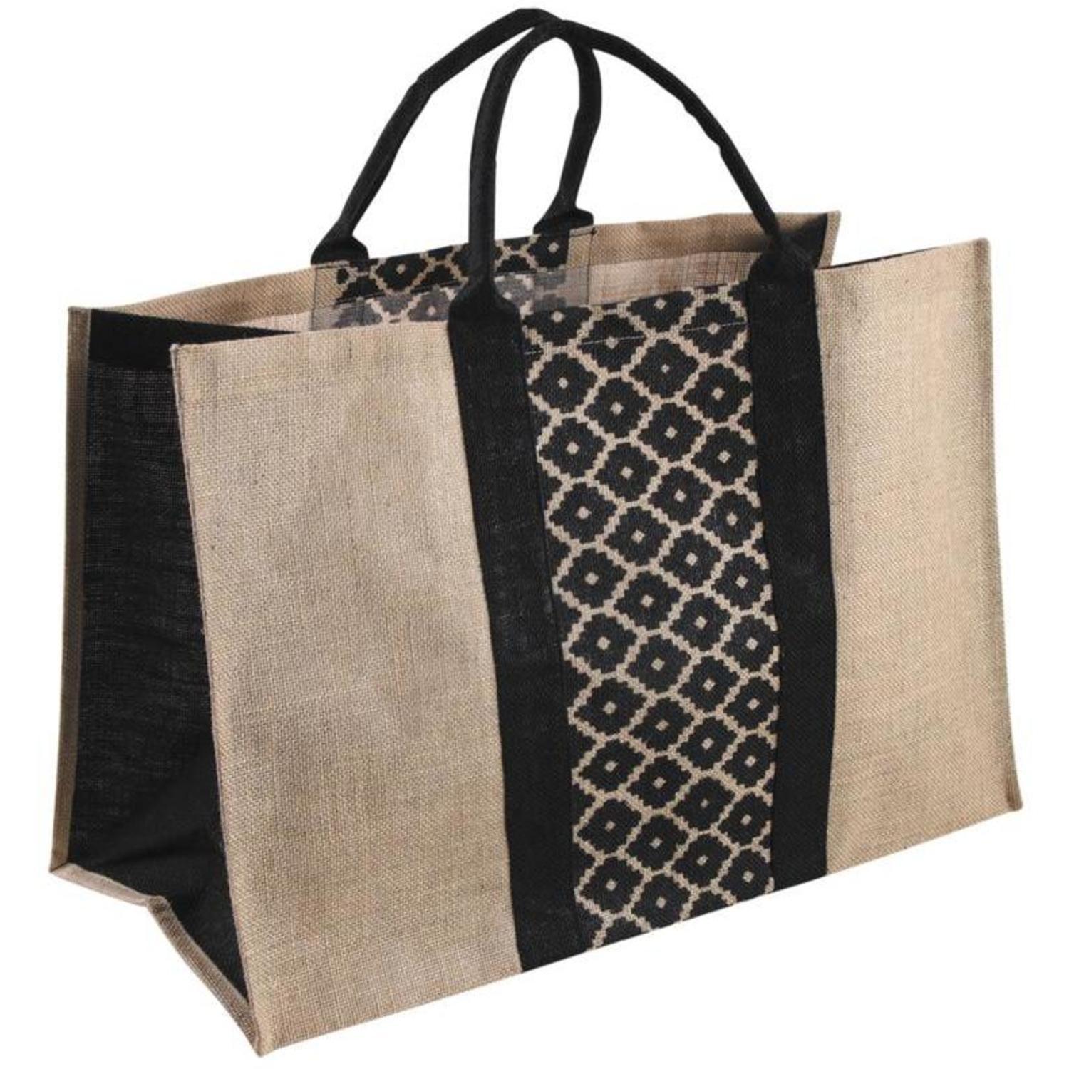 Sac Buches en jute etnik