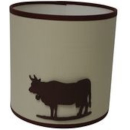 Table lampshade Cow