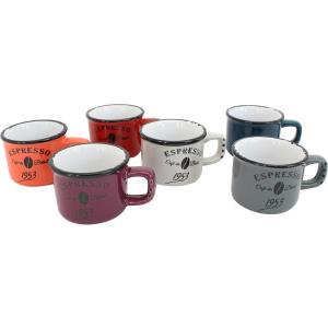 Set de 6 tasses brésil