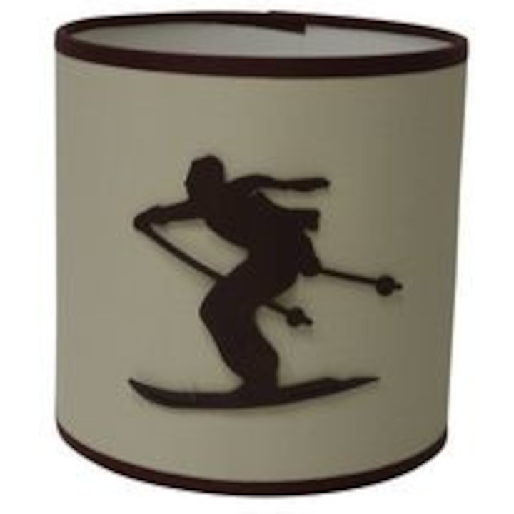 Table lampshade Skier schuss