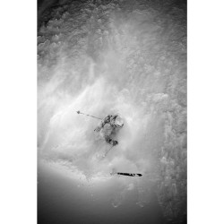 Photo plexi skieur extrème - 40x60