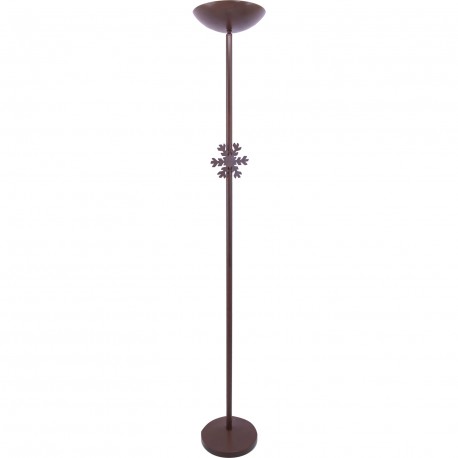 Lampadaire halo marron