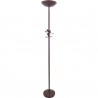 Lampadaire halo marron