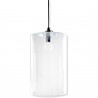 Suspension 1 lampe abat jour verre grand modele