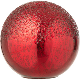 Crackle glass LED ball