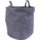 Petit panier à linge gris
