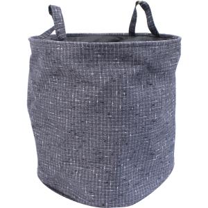 Petit panier à linge gris