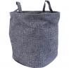 Petit panier à linge gris
