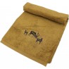 Drap de bain brodé Highlands