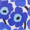 Paquet serviettes fleur bleue